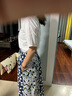 AIMANJIE輕奢潮牌休閑連衣裙女夏季新款高端女裝時尚氣質(zhì)收腰仙女套裝裙子 圖片色【刺繡上衣+裙子套裝】 M （建議100-110斤） 曬單實拍圖