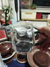 美斯尼 玻璃公道杯加茶漏加厚耐熱玻璃分茶器茶海茶濾網(wǎng) 功夫茶具配件 綠柄公杯 曬單實(shí)拍圖