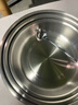 onlycook 304不銹鋼盤(pán)子食品加深圓盤(pán)菜盤(pán)餃子餐盤(pán)家用湯盆深盤(pán)蒸盤(pán)碟子 大號中號小號/各1個(gè) 曬單實(shí)拍圖