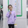 真維斯女童套裝秋季2025新款中大童秋裝連帽衛(wèi)衣開衫兒童春秋休閑外套女 【常規(guī)單件】淺紫/J紫紗蝴蝶結(jié) 130 曬單實拍圖
