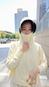 SCOTT GOOSE防曬衣女2025新款斗篷夏季薄款寬松防紫外線冰絲休閑防曬服外套 淡黃色 均碼 （80-170斤） 曬單實(shí)拍圖