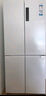 海爾海爾502L十字對開(kāi)四門(mén)家用嵌入式風(fēng)冷電冰箱 壓縮機10年 高1900寬830深度622 曬單實(shí)拍圖