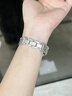 學(xué)長家適用華為watch fit4手表帶鏈創(chuàng)意金屬watchfit3智能運(yùn)動表鏈4pro腕表新款手環(huán)2高級感腕帶女款夏天 彩鉆小狗-星光色 適用：華為WATCH FIT4/4Pro表帶 曬單實拍圖
