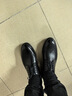 紅蜻蜓布洛克皮鞋男正裝職場商務皮鞋婚鞋牛皮鞋男單鞋WTA33285黑色42 曬單實拍圖