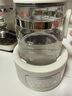 摩飛電器（Morphyrichards）電熱水壺全玻璃恒溫壺家用熱水壺燒水壺養(yǎng)生煮茶壺多段控溫電水壺極速風冷沖奶泡奶機MR5602 1.2L 椰奶白 曬單實拍圖
