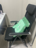 腰間盤(pán)突出專用椅子 折疊躺椅午休椅午睡靠背椅電腦久坐不累座椅 高承重純黑尊享版(送腰靠) 曬單實(shí)拍圖