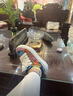 莎萊茜（SALAXI）2025夏季新款情侶刺繡小白鞋女厚底增高輕便百搭透氣運(yùn)動(dòng)休閑鞋男 花色 36 【女款】 曬單實(shí)拍圖