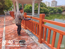 世騰水泥仿木護(hù)欄景區(qū)河道池塘圍欄柵欄防樹皮木紋混凝土仿木欄桿廠家 國標(biāo)仿木欄桿 曬單實(shí)拍圖