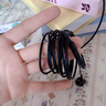 品士【京配免郵/柏林之音】電腦耳機帶麥克風(fēng)入耳式usb接口臺式機筆記本英語考試直播K歌游戲連麥語音 2.5米語音通話【黑色】USB頭 曬單實拍圖