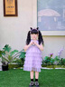 G.DUCK KIDS小黃鴨童裝庫洛米公主裙夏季2025新款兒童連衣裙女寶寶薄款蓬蓬裙 單件裙子+發(fā)箍 110 建議4~5歲（100-110cm） 曬單實(shí)拍圖