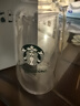 星巴克杯子隨享搖搖杯玻璃杯玻璃瓶水杯耐熱咖啡杯 玻璃搖搖杯400ml 曬單實(shí)拍圖
