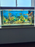 魚缸背景貼紙 3d背景圖高清水族魚缸壁紙造景裝飾畫珊瑚石紙畫水族箱高清背景畫魚缸貼紙壁紙壁畫魚缸用品 C款式 50高*122長(雙面款) 曬單實拍圖