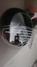 牧野嚴(yán)選（Mypick）大頭圍電動(dòng)車頭盔（60-66cm）新國標(biāo)3C認(rèn)證摩托車半盔加大碼特大號(hào)男士夏季電瓶車安全帽黑 短鏡 曬單實(shí)拍圖