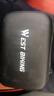 西騎者（WestBiking）自行車工具維修工具盒棘輪套筒扳手撬胎棒便攜多功能工具包 黑色【升級補胎款】 曬單實拍圖