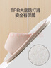 京東京造【天然乳膠】棉麻透氣拖鞋休閑情侶夏季新款拖鞋男青灰色42-43 曬單實(shí)拍圖