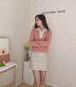 皮爾卡丹中年媽媽裝毛衣洋氣針織小衫新款中老年女裝秋冬時(shí)尚打底衫套裝 粉紅色 110 (建議85-110斤) 曬單實(shí)拍圖
