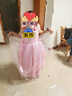蘿卜唄唄（LUOBOBEIBEI）女童禮服連衣裙小女孩公主裙花童婚紗裙主持人鋼琴演出服  150 曬單實(shí)拍圖