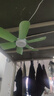 駱駝電風(fēng)扇家用小吊扇小型迷你靜音制冷柔風(fēng)扇宿舍學(xué)生蚊帳床上大風(fēng)力 六葉吊扇(綠色) 標(biāo)配+3米延長(zhǎng)線+2片葉 曬單實(shí)拍圖