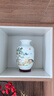 金弈祥花瓶景德鎮陶瓷器中式粉彩插干花客廳家居裝飾品擺件玄關(guān)客廳餐桌 三羊開(kāi)泰冬瓜送木坐 曬單實(shí)拍圖