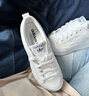 adidas NIZZA PLATFORM厚底增高運動帆布鞋男女阿迪達(dá)斯三葉草   白   38.5 曬單實拍圖