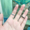 MZMZ鉑金情侶鉆戒pt950白金一對結(jié)求婚戒指情人節(jié)生日禮物送女友 次日達/輕奢一見鐘情活口對戒 曬單實拍圖