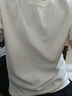 馬登工裝重磅t恤男夏透氣純棉短袖男款美式復(fù)古高街白色半袖打底衫 米白色 /2件【耐穿/2025新款】 2XL (190) 曬單實拍圖