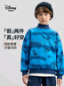 迪士尼（Disney）童裝男女童加絨半高領(lǐng)衛衣兒童寶寶時(shí)尚保暖上衣2025年冬季新款 黑底字母米奇 120 曬單實(shí)拍圖