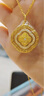 周生生華宇金鑲鉆四合如意黃金項鏈 足金四葉草套鏈 95469N定價(jià) 47厘米 曬單實(shí)拍圖