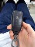 清弗輕奢奔馳汽車鑰匙套適用e級(jí)E200L/E300L/C260L/C180 GLCgls包殼 A款3鍵【黑色】 曬單實(shí)拍圖