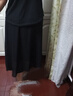 皮爾卡丹（pierre cardin）時(shí)尚雪紡半身裙女夏季新款中長款裙子垂感度假沙灘裙高腰大碼長裙 黑色【裙長80cm】 3XL 160-180斤 曬單實(shí)拍圖