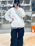 耐克（NIKE）男子AS M NK DF UV PRIMARY LS CREW針織無(wú)帽衛衣 HV8215-121 L 曬單實(shí)拍圖