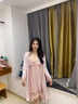 莫代爾性感吊帶睡衣女睡裙睡袍長褲四件套秋冬季蕾絲邊冬天家居服套裝 mws011睡裙+吊帶上衣+長褲+睡袍  XL 130斤內(nèi) 曬單實(shí)拍圖
