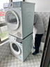 西門子（SIEMENS）雙變頻洗烘套裝 10公斤全自動滾筒洗衣機 智能除漬 羊毛綠標認證 10公斤熱泵烘干機 蠶絲被柔護 WG52E1U00W+WQ53E2D01W 曬單實拍圖