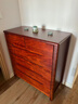 至真全實(shí)木斗柜客廳五斗柜新中式家具儲物收納六斗柜臥室抽屜靠墻櫥柜 六斗[海棠色]正100*側45*高106cm 曬單實(shí)拍圖