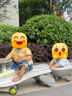 babycare兒童電動扭扭車聲光后輪驅(qū)動雙人靜音輪寶寶小孩防側(cè)翻搖搖車玩具 【30首+電動款】辛德白+拖斗 曬單實拍圖