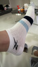 銳步（Reebok）【店鋪爆款】四季通用短襪透氣吸汗防臭棉襪短筒船襪休閑款運動襪 白色 （2雙裝） 均碼 曬單實拍圖