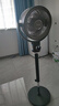 夏普（SHARP)風(fēng)精靈空氣循環(huán)扇電風(fēng)扇落地扇家用臥室大風(fēng)力靜輕音自清潔一級(jí)能效搖頭電扇PJ-CD433A-W 曬單實(shí)拍圖
