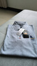 老爺車(chē)高檔100%新疆棉短袖t恤男士純棉POLO保羅衫2024夏季新款大碼半袖 短袖839灰色 170/L建議120-140斤 曬單實(shí)拍圖