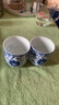 古笙記 釉下彩景德鎮(zhèn)青花陶瓷茶杯大容量品茗杯家用水杯子青花瓷粉彩纏枝蓮粉彩琺瑯彩大號中式單個主人杯 青花纏枝蓮茶杯(1個) 曬單實拍圖