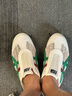 Onitsuka Tiger鬼塚虎休閑鞋男女夏季透氣半拖鞋穆勒鞋MEXICO 66? SABOT 米色 41.5 曬單實(shí)拍圖