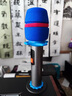 君吻麥克風套ktv話筒海綿防滑圈硅膠保護套防噪音防摔噴防滑圈話筒套 話筒套防摔三件套【藍色一套】 曬單實拍圖