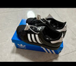 阿迪達(dá)斯 （adidas）三葉草貝殼頭運(yùn)動(dòng)青少年男女板鞋JH9977黑色36碼 曬單實(shí)拍圖