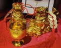 黃銅貔貅擺件一對(duì)招財(cái)公母男女銅貔貅聚財(cái)開業(yè)財(cái)位送禮風(fēng)水店鋪 【一對(duì)】黃銅貔貅11CM（發(fā)10樣） 曬單實(shí)拍圖