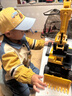 G.DUCKKIDS兒童套裝男童春裝1一2-3-4歲童裝春季小童男孩衣服痞帥寶寶三件套 藍(lán)色-挖機(jī)三件套 80 cm 建議6-9個月14-20斤cm 曬單實拍圖