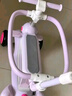 babycare兒童滑板車1-3-6歲多功能遛娃神器 辛德白+車籃+車棚 曬單實(shí)拍圖