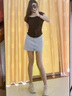 COSMICKISS運(yùn)動(dòng)鞋女鏤空網(wǎng)鞋網(wǎng)面透氣百搭涼鞋輕便踩屎感防臭軟底休閑運(yùn)動(dòng)鞋 米白色【36碼】 曬單實(shí)拍圖