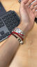 炫戴（XUANDAI）適用iwatch s10表帶彩鉆狗狗蘋果手表s11手鐲s9/s8/s7/s6金屬apple watch se表帶小眾高級女款腕帶 銀色【細版】小狗彩鉆·手鐲式表帶 38/40/4 曬單實拍圖