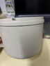 泡面碗宿舍學生帶蓋可瀝水泡面神器不銹鋼食堂打飯飯碗保溫大容量 【奶白】+餐具 1600ml 曬單實拍圖