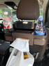 拓比應(yīng)寶馬汽車椅背收納盒3系5系x1x3x4x5lX6X7系儲物盒水杯架帶化妝鏡 寶馬椅背收納盒【棕色】皮革款 曬單實拍圖