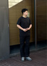 izzue IT【冰絲薄款】高端工裝休閑褲男士2025夏季寬松直筒潮牌褲子男 曬單實拍圖